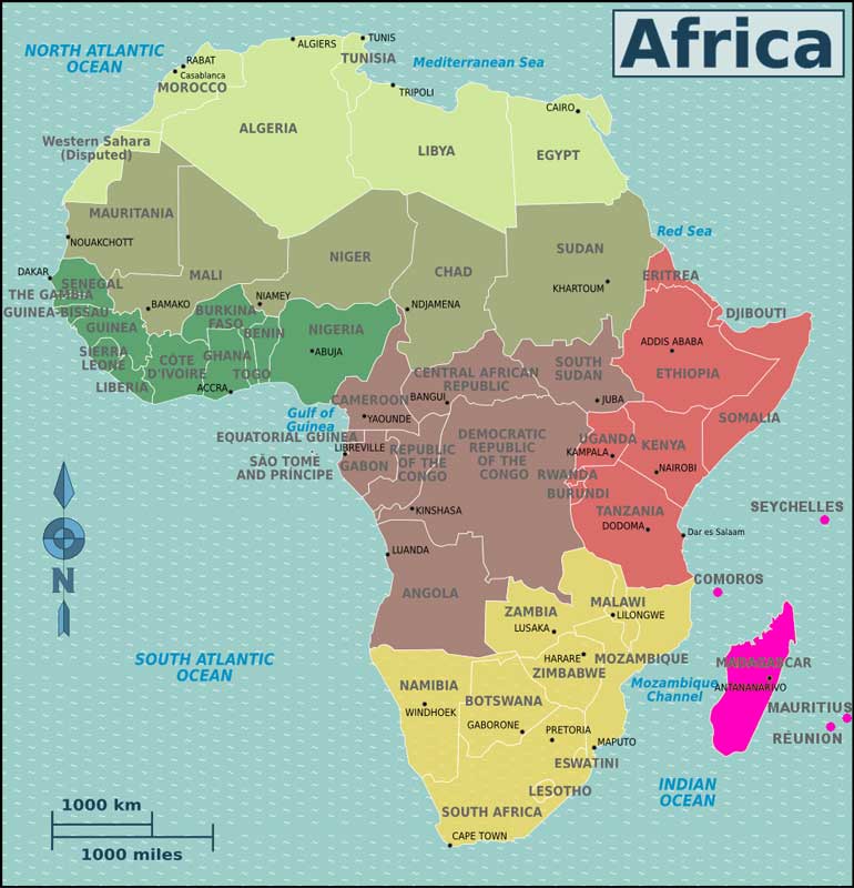 Map of Africa